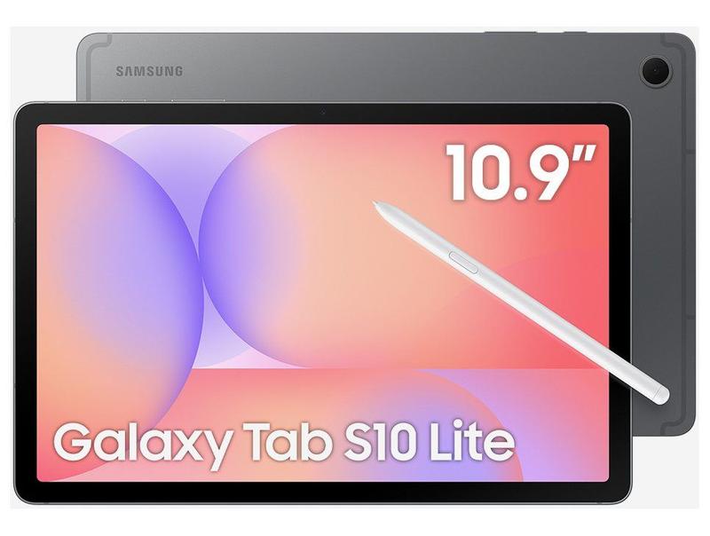 Tablet Samsung Galaxy Tab S10 Lite WiFi, 128GB, 6GB RAM, Tela 10.9